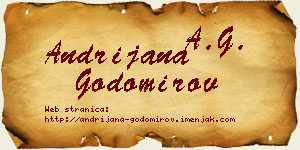 Andrijana Godomirov vizit kartica